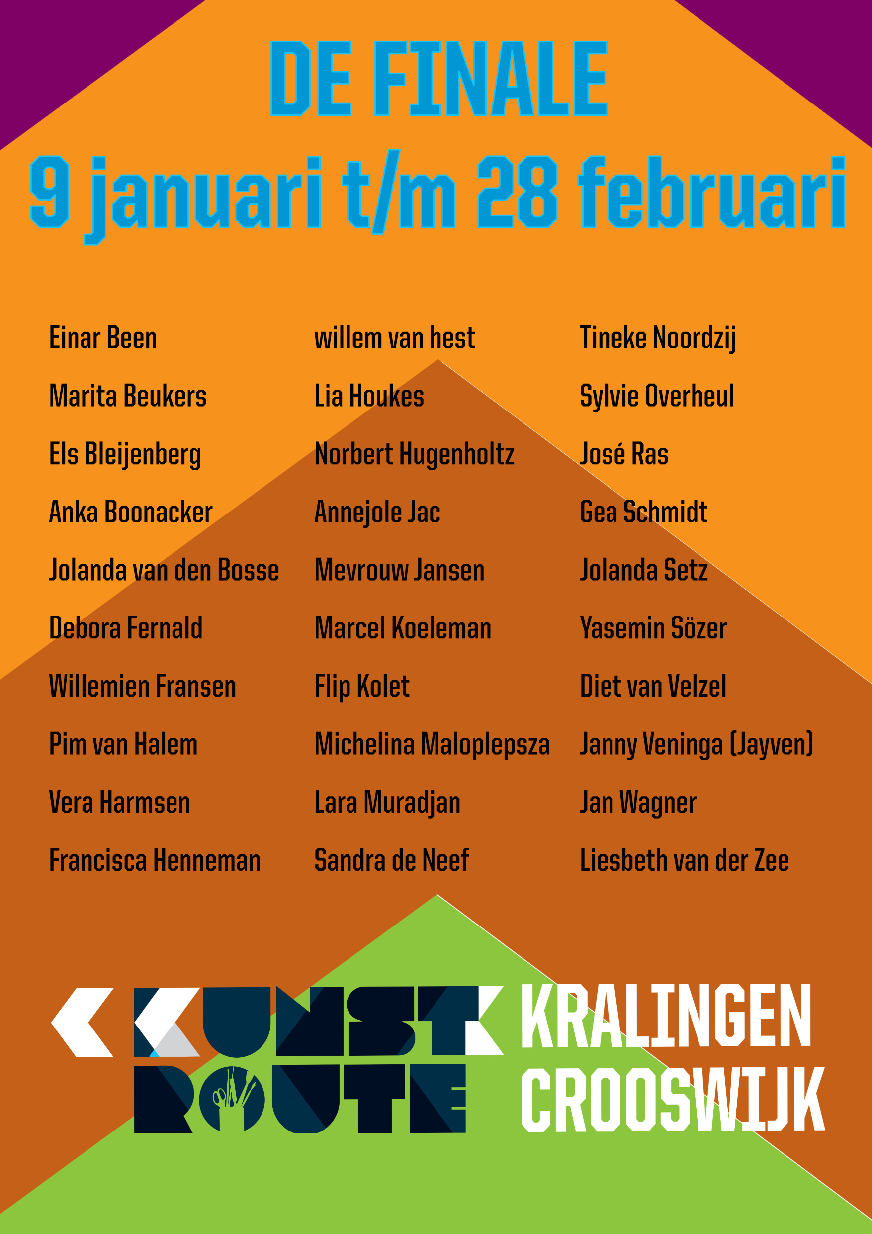 de laatste evenementen van de Finale